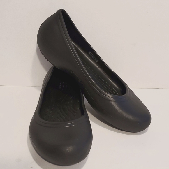 CROCS Shoes - Crocs At Work Ballet Comfort Flats  Size 10